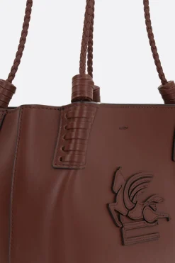 borsa a spalla Libra mini in pelle liscia