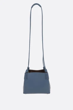 borsa a spalla Libra mini in pelle liscia