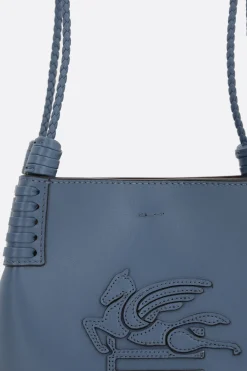 borsa a spalla Libra mini in pelle liscia