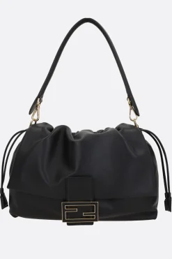 borsa a spalla Mamma Baguette Large in nappa