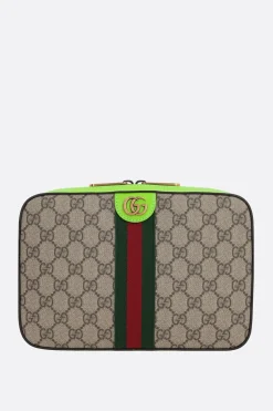 borsa a spalla Ophidia in tessuto GG Supreme