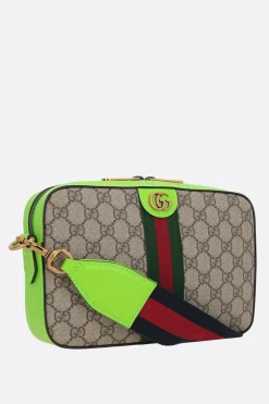 borsa a spalla Ophidia in tessuto GG Supreme