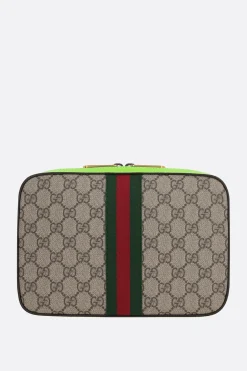 borsa a spalla Ophidia in tessuto GG Supreme
