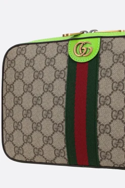 borsa a spalla Ophidia in tessuto GG Supreme