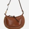 borsa a spalla Oskan Moon in pelle liscia