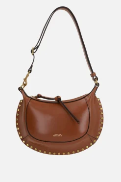 borsa a spalla Oskan Moon in pelle liscia