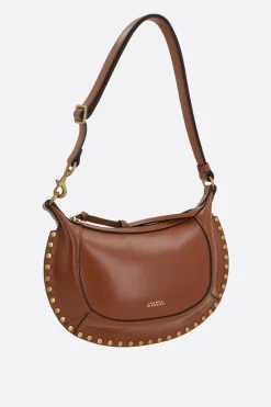 borsa a spalla Oskan Moon in pelle liscia