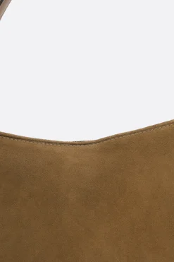 borsa a spalla Oskan Soft in suede