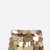 borsa a spalla Sparkle nano in paillettes