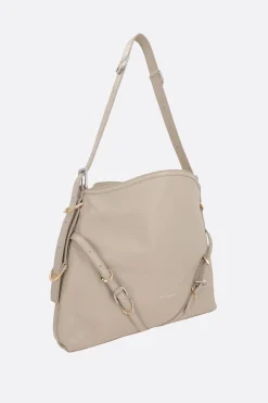 borsa a spalla Voyou media in pelle martellata