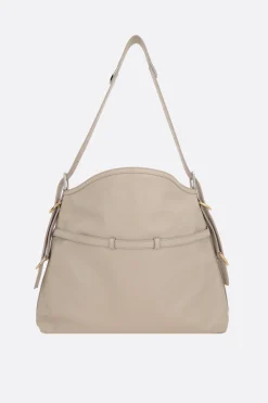 borsa a spalla Voyou media in pelle martellata