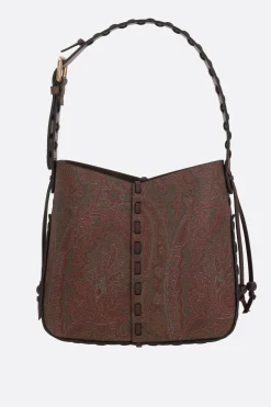 borsa a spalla Vulcano Arnica 1984 in canvas resinato