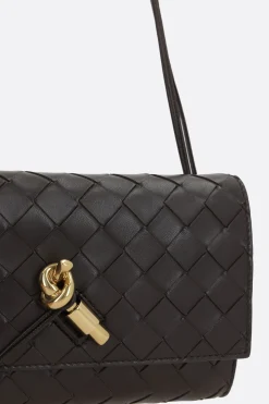 borsa a tracolla Andiamo in Intrecciato nappa