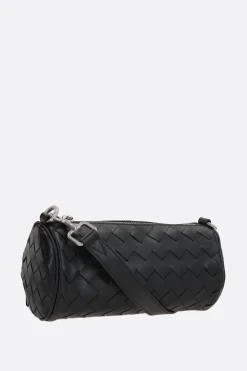 borsa a tracolla Barrel mini in Intrecciato VN