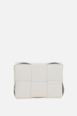 borsa a tracolla Cassette mini in Intrecciato nappa