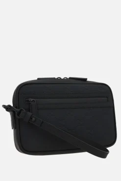 borsa a tracolla in pelle gommata GG