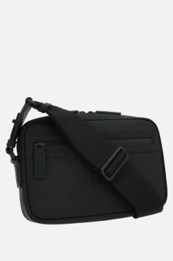 borsa a tracolla in pelle gommata GG