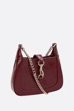 borsa a tracolla Jackie Notte mini in vernice