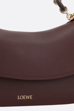 borsa a tracolla Ola media in pelle liscia