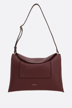 borsa a tracolla Penelope Slouch in pelle martellata