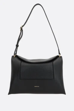borsa a tracolla Penelope Slouch in pelle martellata