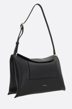 borsa a tracolla Penelope Slouch in pelle martellata