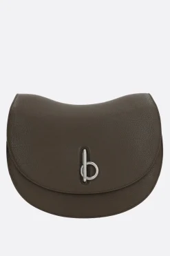 borsa a tracolla Rocking Horse media in pelle martellata