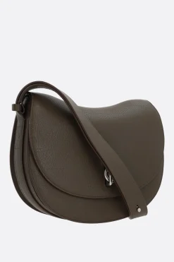 borsa a tracolla Rocking Horse media in pelle martellata