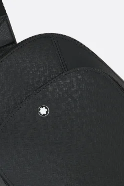 borsa a tracolla Sartorial in pelle texturizzata