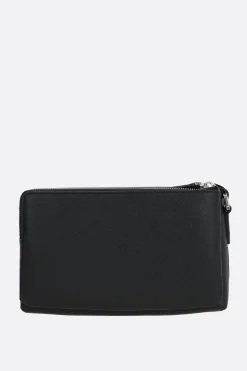 borsa a tracolla Sartorial small in pelle texturizzata