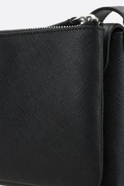 borsa a tracolla Sartorial small in pelle texturizzata
