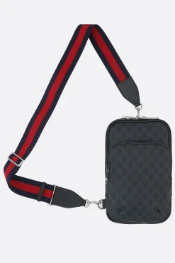 borsa a tracolla small in tessuto GG Supreme