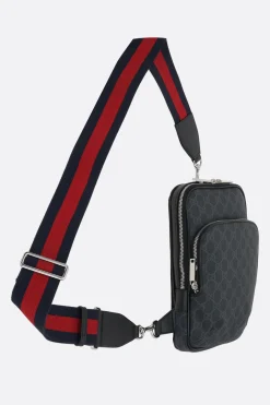 borsa a tracolla small in tessuto GG Supreme