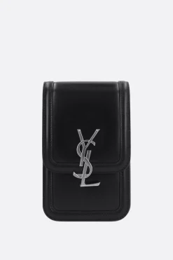 borsa a tracolla Solferino mini in pelle liscia