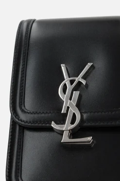 borsa a tracolla Solferino mini in pelle liscia