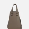 borsa compatta Hammock in pelle martellata