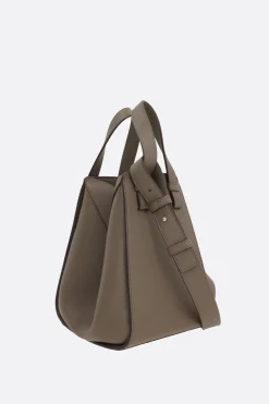 borsa compatta Hammock in pelle martellata