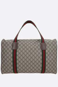 borsa da viaggio large in tessuto GG Supreme