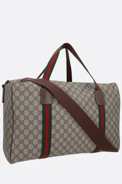 borsa da viaggio large in tessuto GG Supreme