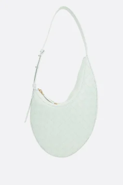 borsa hobo Drop small in Intrecciato nappa