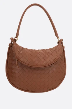 borsa hobo Gemelli Medium in Intrecciato nappa