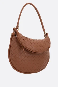 borsa hobo Gemelli Medium in Intrecciato nappa