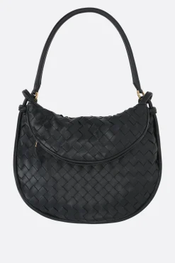 borsa hobo Gemelli Medium in Intrecciato nappa