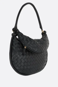 borsa hobo Gemelli Medium in Intrecciato nappa
