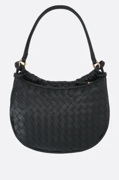 borsa hobo Gemelli Medium in Intrecciato nappa