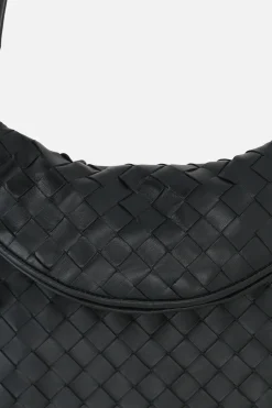 borsa hobo Gemelli Medium in Intrecciato nappa