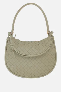 borsa hobo Gemelli Medium in Intrecciato nappa