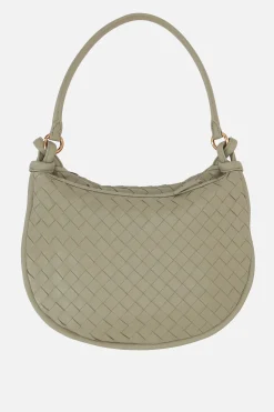 borsa hobo Gemelli Medium in Intrecciato nappa