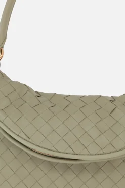 borsa hobo Gemelli Medium in Intrecciato nappa