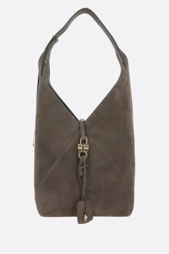 borsa hobo in suede